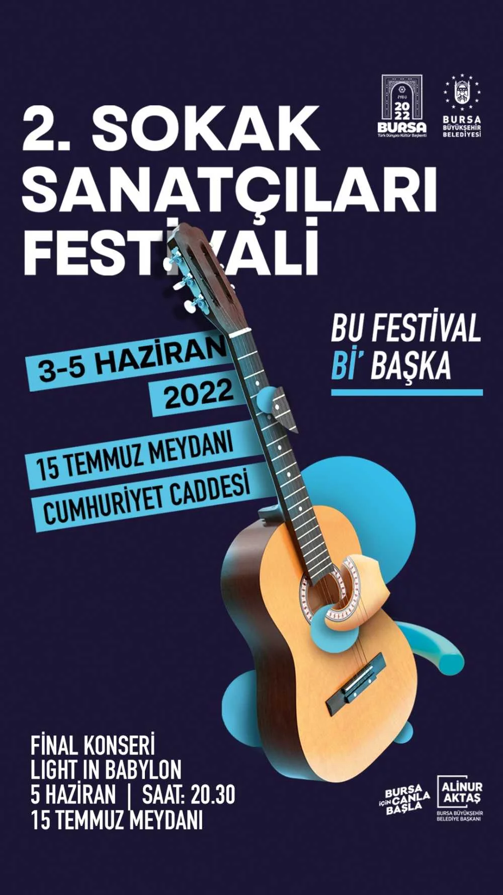Bursa'da 2. Sokak Sanatçıları Festivali başlıyor