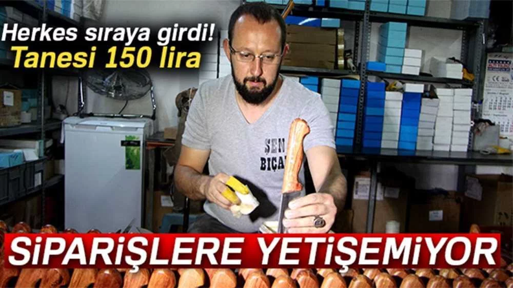 Bursa'da bıçakçılar siparişlere yetişemiyor