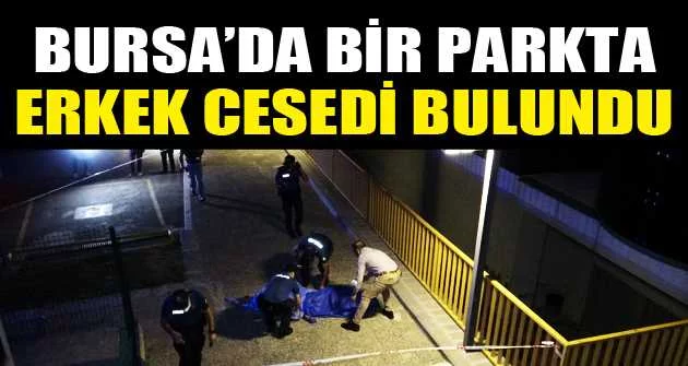 Bursa’da bir parkta erkek cesedi bulundu