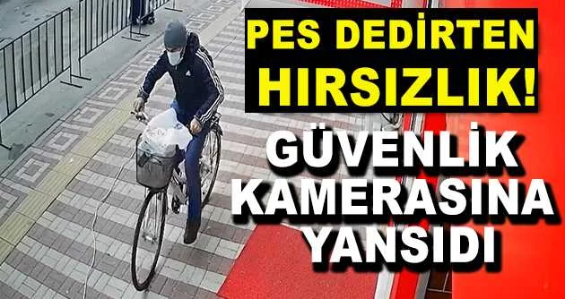 Bursa’da bisiklet hırsızlığı güvenlik kamerasına yansıdı