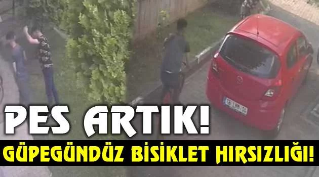 Bursa'da bisiklet hırsızlığı kamerada