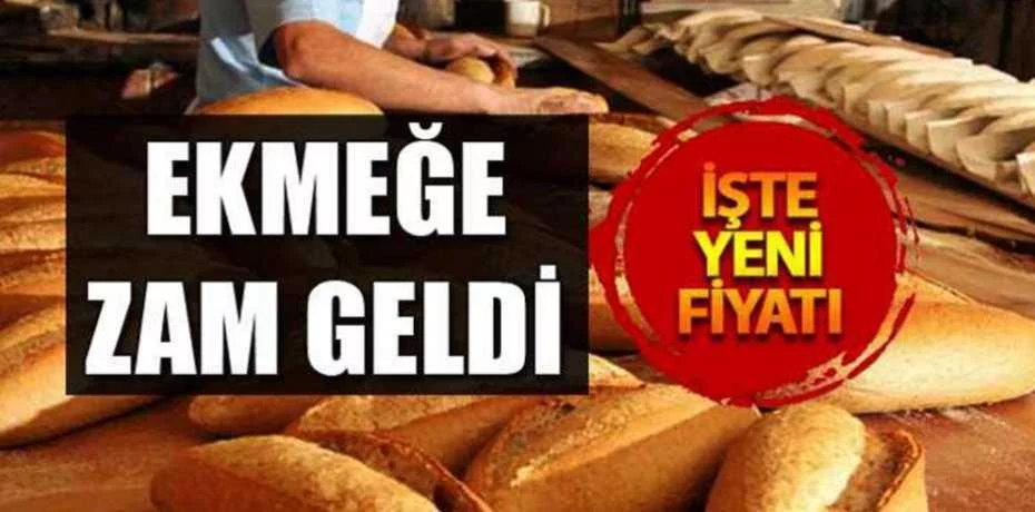 Bursa'da ekmeğe zam