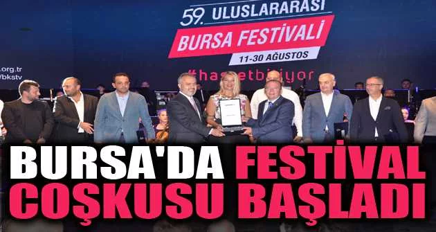 Bursa'da festival coşkusu başladı