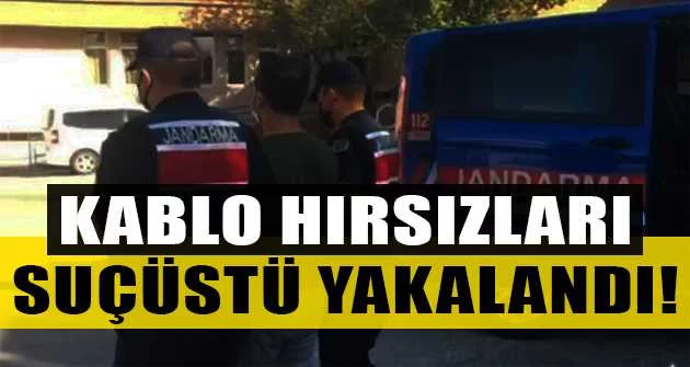 Bursa’da kablo hırsızları suçüstü yakalandı