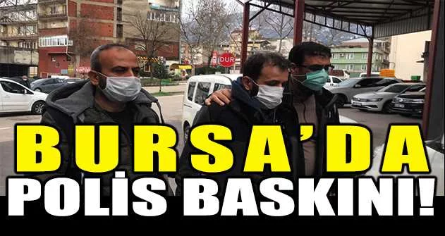 Bursa’da kaçak sigara üretim tesisine polis baskını