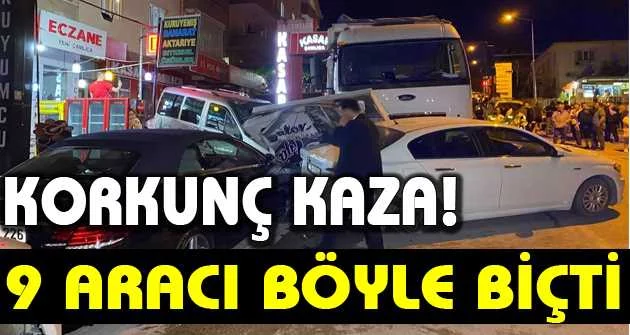 Bursa’da kamyonun 9 aracı biçtiği anlara ait yeni görüntüler ortaya çıktı