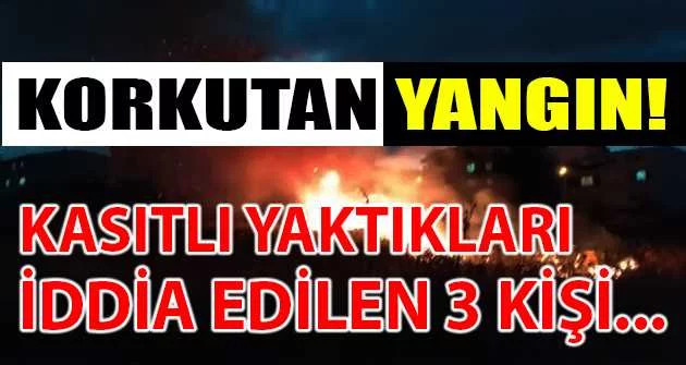 Bursa’da korkutan yangın: 3 kişi gözaltına alındı