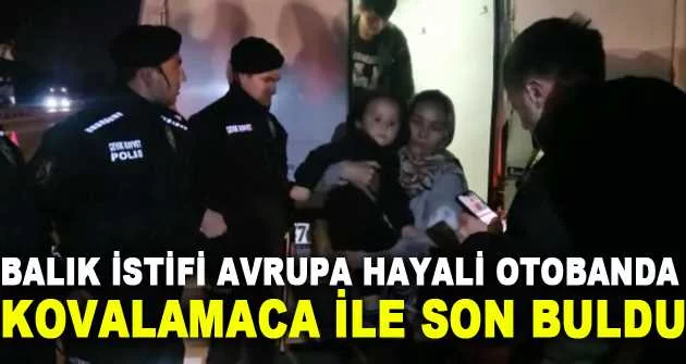  Bursa'da nefes kesen kovalamaca...Minibüsten 31 kaçak çıktı