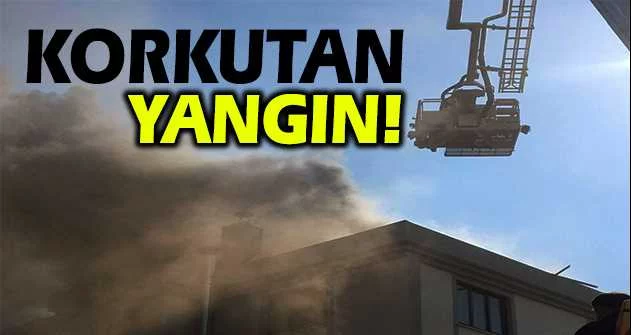 Bursa'da öğrenci yurdunda korkutan yangın