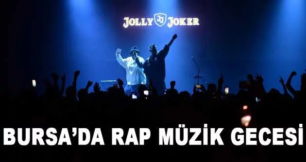 Bursa’da rap müzik gecesi