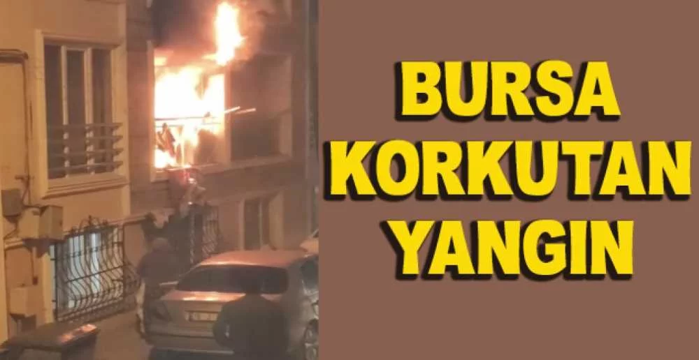 Bursa’da sabah saatlerinde korkutan yangın