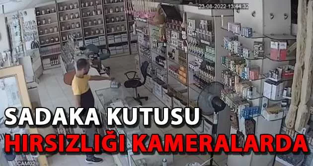 Bursa'da sadaka kutusu hırsızlığı kameralarda