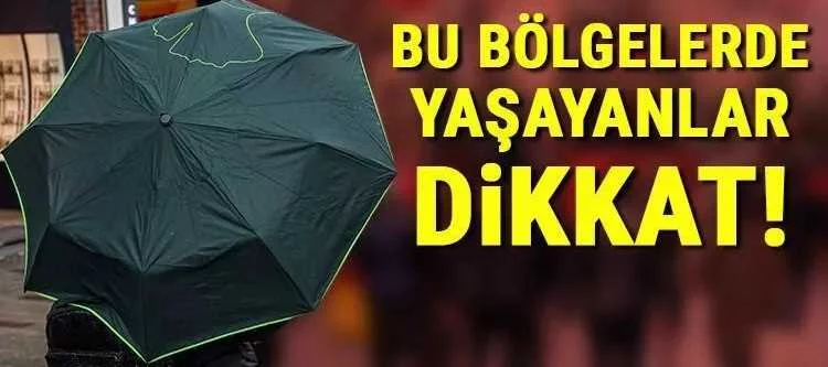 Bursa'da şiddetli yağış uyarısı