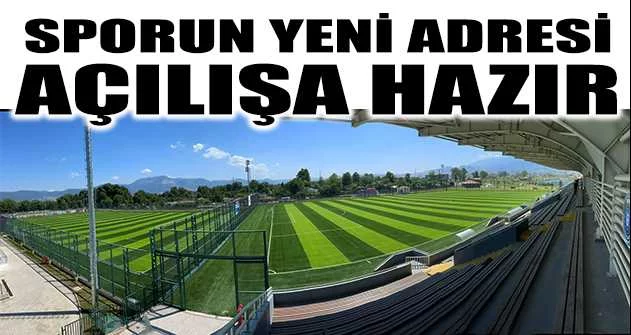 Bursa’da sporun yeni adresi açılışa hazır