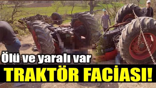 Bursa’da traktör devrildi: 1 ölü, 1 yaralı