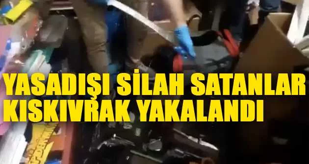 Bursa'da yasadışı silah satanlara şok baskın