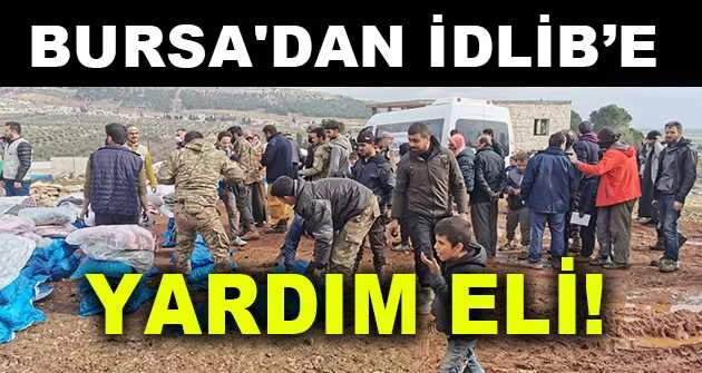 Bursa'dan İdlib’e 600 bin liralık dev yardım
