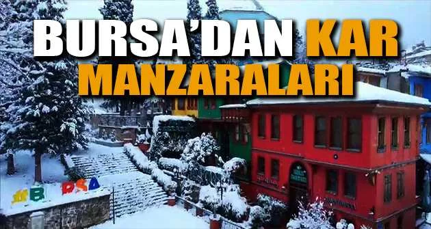 Bursa’dan kar manzaraları