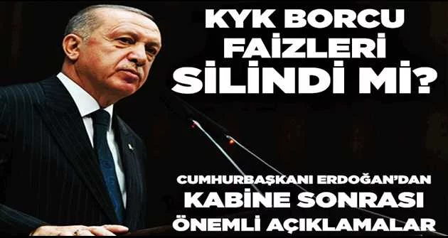 Cumhurbaşkanı Erdoğan milyonlarca öğrencinin beklediği kararı duyurdu! KYK borçlarının faizleri silindi