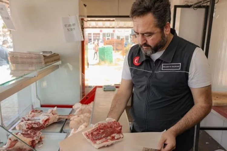 Elbistan Belediyesi’nin Et Tanzim Satış Noktası’nda etin kilosu 2024 yılında da değişmedi
