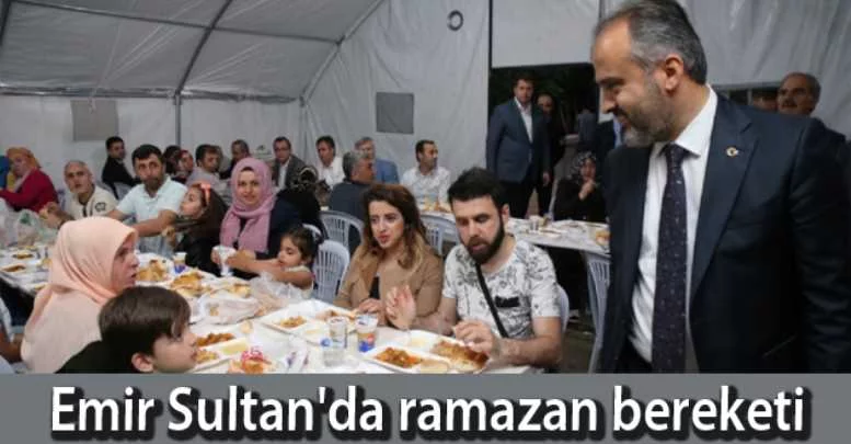 Emir Sultan'da ramazan bereketi