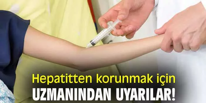 Hepatitten korunmanın yolu aşı ve test