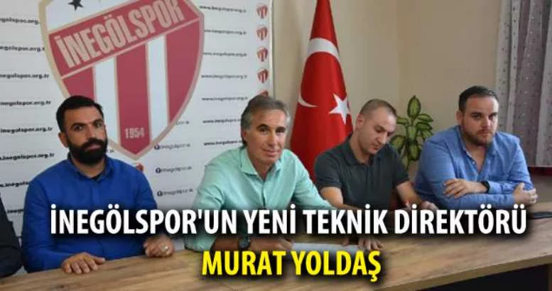 İnegölspor'un yeni teknik direktörü Murat Yoldaş