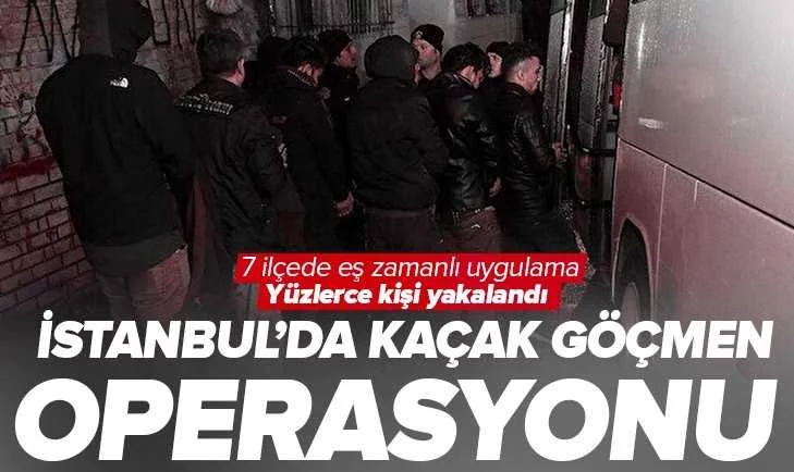 İstanbul'da yakalanan 503 göçmen geri gönderilecek