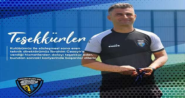 Karacabey Belediyespor'da teknik direktör İbrahim Cezayir ile yollar ayrıldı