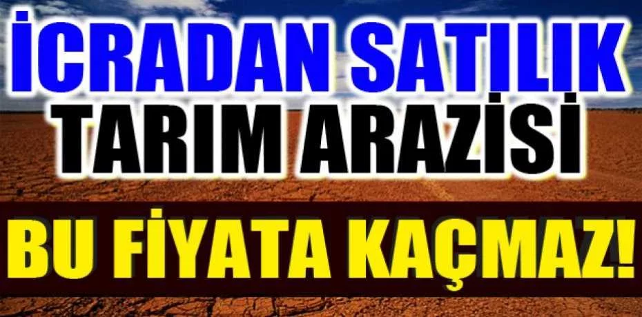 Kayseri Sarız'da 33 dönüm tarla icradan satılıktır