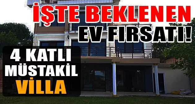 Kayseri Talas'ta 4 katlı müstakil villa icradan satılıktır