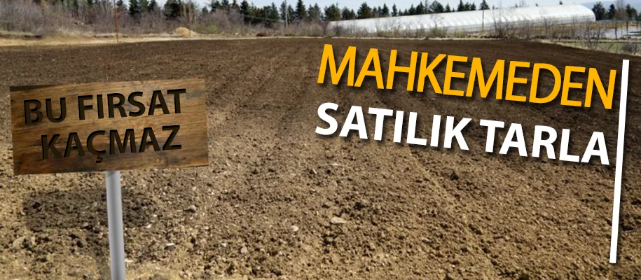 Konya Karatay'da 168.000 m² tarla icradan satılıktır