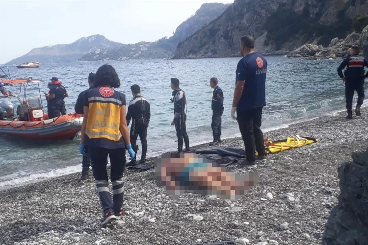 Marmaris'e tatile gelen İngiliz turist denizde hayatını kaybetti