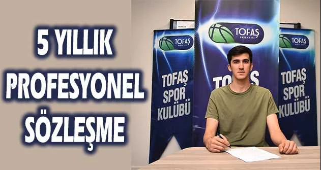 Tofaş, Bülent Hamza Çelik’le 5 yıllık profesyonel sözleşme imzaladı