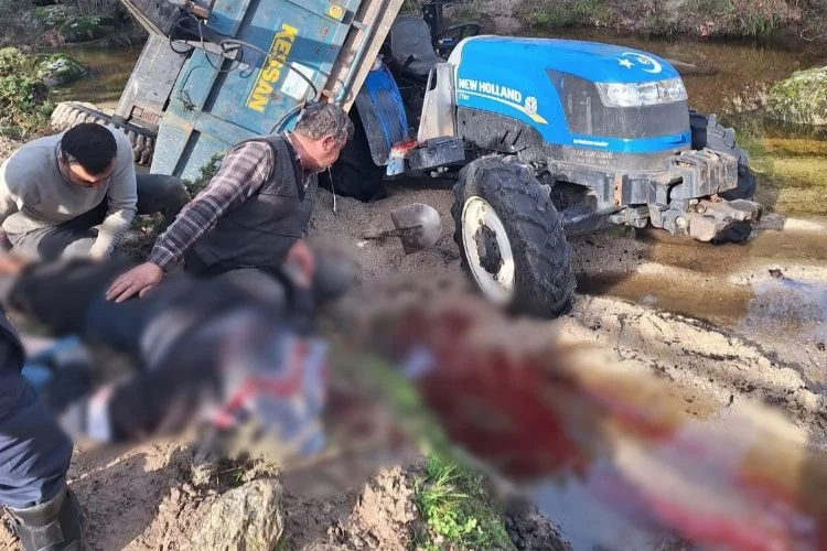 Traktör kazasında 1 kişi hayatını kaybetti