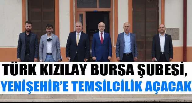 Türk Kızılay Bursa Şube’den Yenişehir’e temsilcilik sözü
