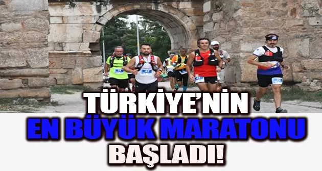 Türkiye’nin en büyük maratonu ‘İznik Ultra’ başladı