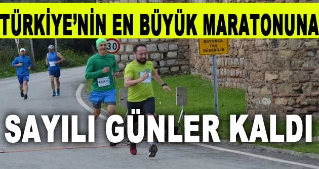 Türkiye’nin en büyük maratonuna sayılı günler kaldı