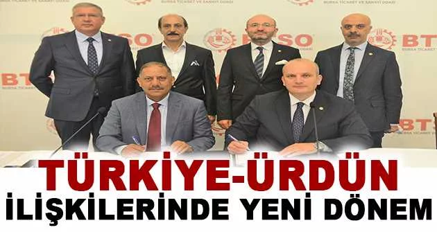 Türkiye-Ürdün ilişkilerinde yeni dönem