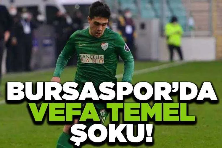 Vefa Temel, Bursaspor’la olan sözleşmesini feshetti