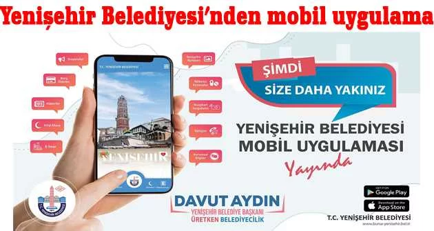 Yenişehir Belediyesi’nden mobil uygulama