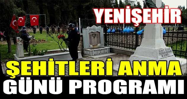 Yenişehir'de Çanakkale Zaferi ve Şehitleri Anma Günü Programı
