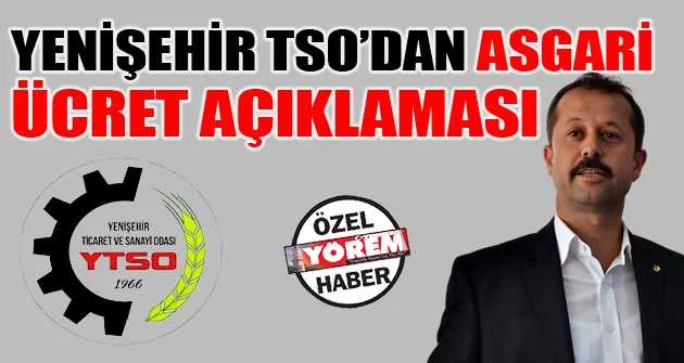 Yenişehir TSO'dan asgari ücret açıklaması