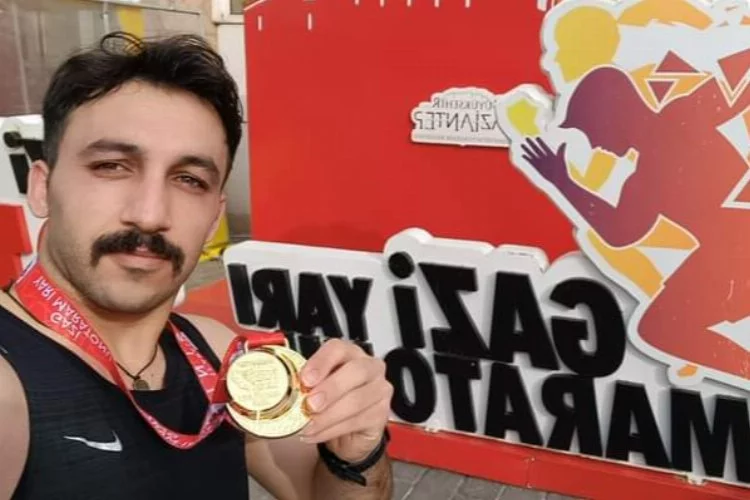 Özler, Gazi  Maratonunda  1'inci oldu